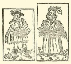 Illustratie voor The Roxburghe Ballads door (after) English School