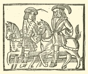 Illustratie voor The Roxburghe Ballads (houtsnede) door (after) English School