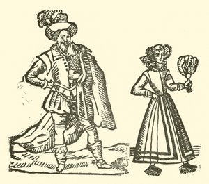 Illustratie voor The Roxburghe Ballads (houtsnede) door (after) English School
