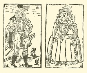 Illustratie voor The Roxburghe Ballads (houtsnede) door (after) English School