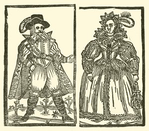 Illustratie voor The Roxburghe Ballads (houtsnede) door (after) English School