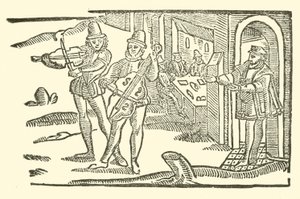 Illustratie voor The Roxburghe Ballads (houtsnede) door (after) English School