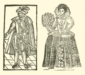 Illustratie voor The Roxburghe Ballads (houtsnede) door (after) English School