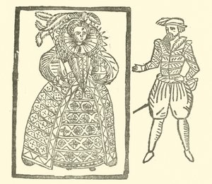 Illustratie voor The Roxburghe Ballads (houtsnede) door (after) English School