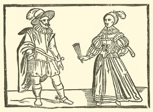 Illustratie voor The Roxburghe Ballads door (after) English School
