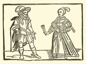 Illustratie voor The Roxburghe Ballads door (after) English School