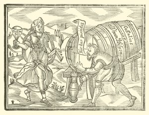 Illustratie voor The Roxburghe Ballads door (after) English School