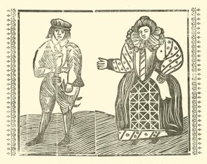 Illustratie voor The Roxburghe Ballads door (after) English School