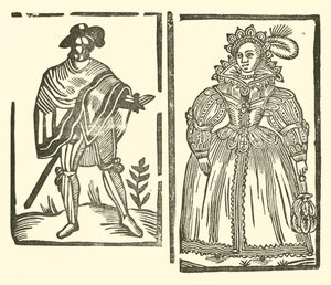 Illustratie voor The Roxburghe Ballads door (after) English School