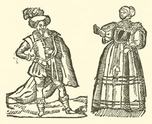 Illustratie voor The Roxburghe Ballads door (after) English School