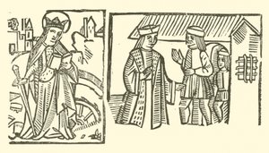 Illustratie voor The Roxburghe Ballads door (after) English School