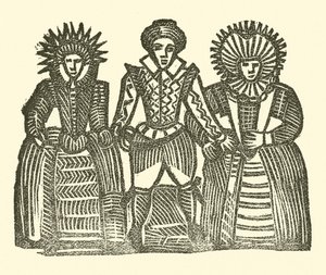 Illustratie voor The Roxburghe Ballads door (after) English School