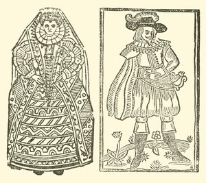 Illustratie voor The Roxburghe Ballads door (after) English School