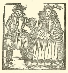 Illustratie voor The Roxburghe Ballads door (after) English School