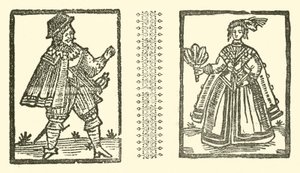 Illustratie voor The Roxburghe Ballads door (after) English School