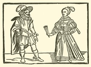 Illustratie voor The Roxburghe Ballads door (after) English School