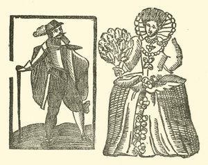 Illustratie voor The Roxburghe Ballads door (after) English School