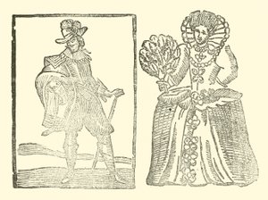 Illustratie voor The Roxburghe Ballads door (after) English School