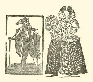 Illustratie voor The Roxburghe Ballads door (after) English School