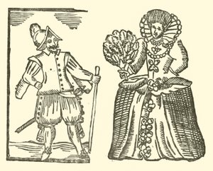 Illustratie voor The Roxburghe Ballads door (after) English School