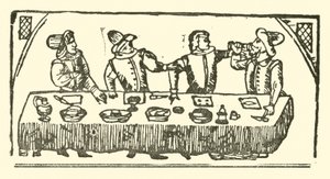 Illustratie voor The Roxburghe Ballads door (after) English School