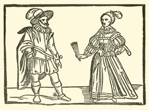Illustratie voor The Roxburghe Ballads door (after) English School