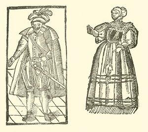 Illustratie voor The Roxburghe Ballads door (after) English School