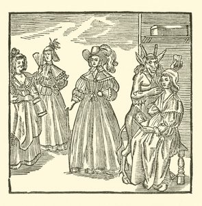 Illustratie voor The Roxburghe Ballads door (after) English School