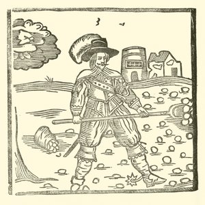 Illustratie voor The Roxburghe Ballads door (after) English School