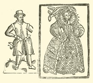 Illustratie voor The Roxburghe Ballads door (after) English School