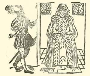 Illustratie voor The Roxburghe Ballads door (after) English School