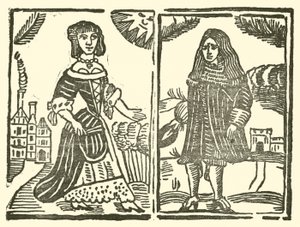 Illustratie voor The Roxburghe Ballads door (after) English School