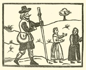 Illustratie voor The Roxburghe Ballads door (after) English School