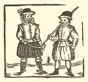 Illustratie voor The Roxburghe Ballads door (after) English School
