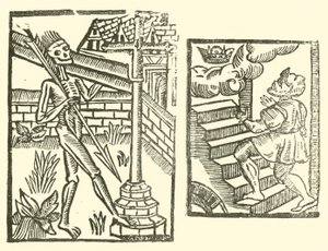 Illustratie voor The Roxburghe Ballads door (after) English School