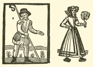 Illustratie voor The Roxburghe Ballads door (after) English School