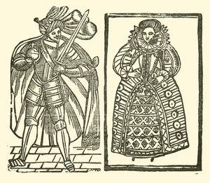 Illustratie voor The Roxburghe Ballads door (after) English School