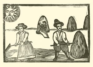 Illustratie voor The Roxburghe Ballads door (after) English School