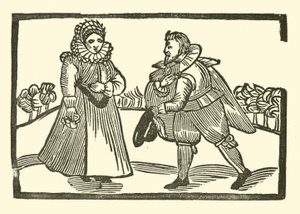Illustratie voor The Roxburghe Ballads door (after) English School