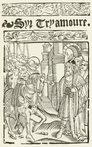 Sir Tryamoure (gravure) door (after) English School