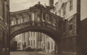 Hertford College, De Brug (zwart-wit foto)