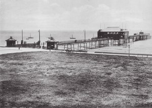 Lytham Pier door (after) English photographer