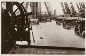 Kwartdek van HMS Victory, vooruitkijkend