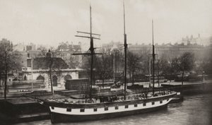 The Friend Ship, Charing Cross Pier door (after) English photographer