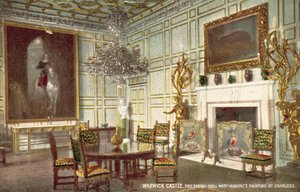 Warwick Castle, de Eetzaal met Vandyke
