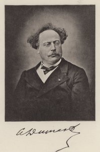 Alexandre Dumas de Jongere, Franse romanschrijver door (after) French Photographer