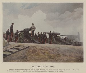 155 lange batterij door (after) French Photographer