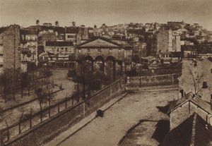 De barrière van Clichy (zwart-wit foto)