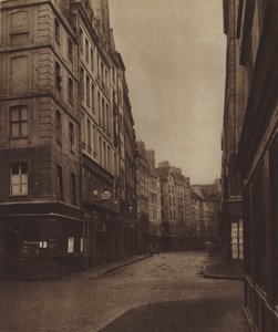 De rue de la Ferronnerie, gezien vanaf de rue de la Reynie, het begin van de straat bestaat nog steeds