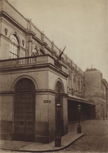 Het oude Opera van de rue Le Peletier door (after) French Photographer